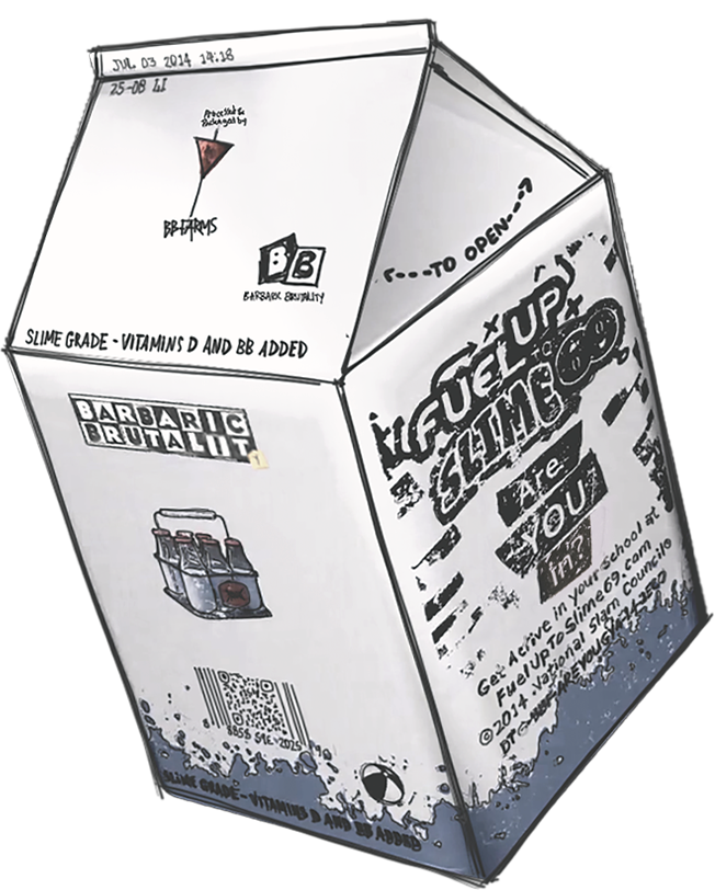 Milk Carton Back
